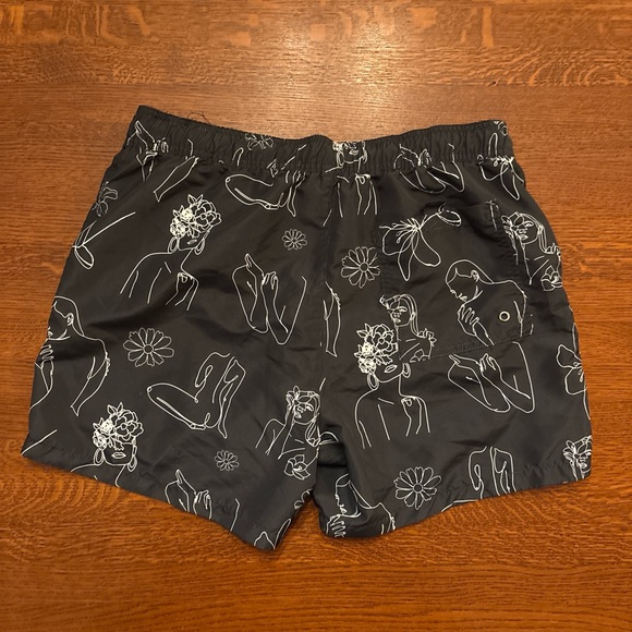 Forever 21 Swim Shorts with Graphic Print - Picture 5 of 6